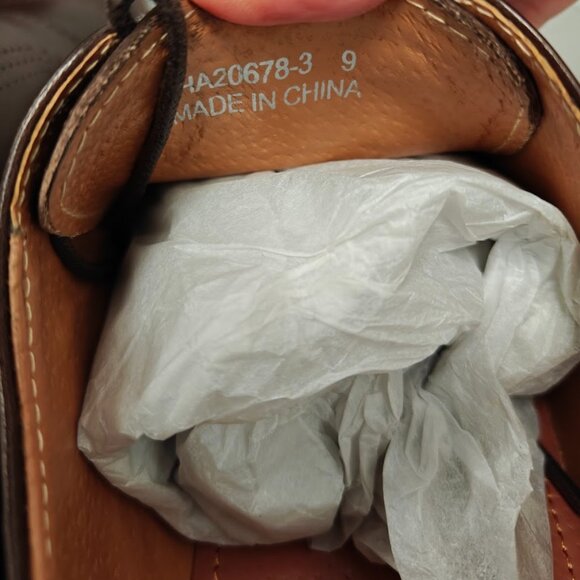 Perry Ellis Dark Brown Leather Brogue Oxfords Brand NEW - Picture 5 of 6